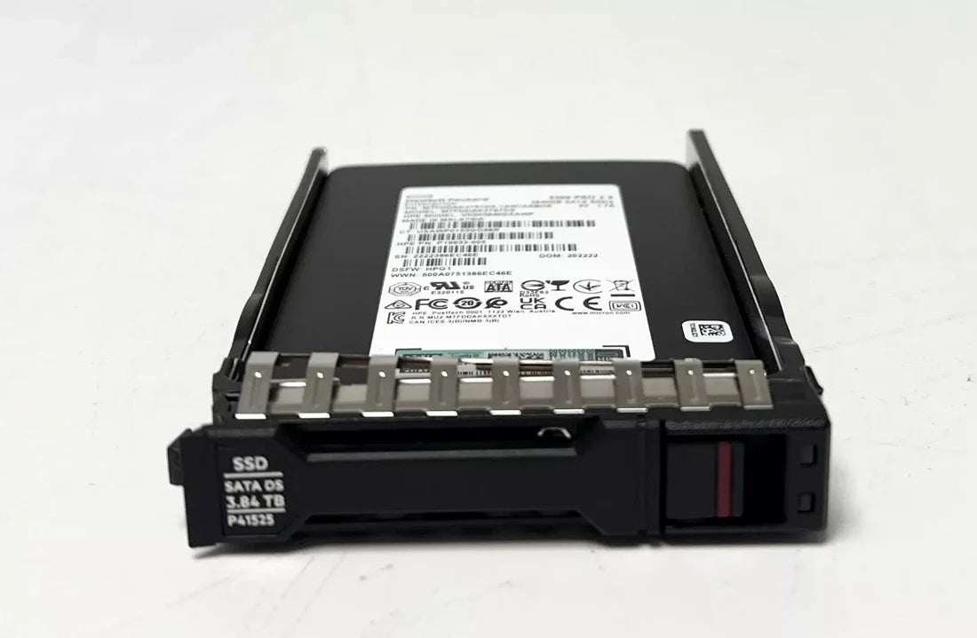 HPE P41083-001 3.84TB SATA 6G 2.5" Read Intensive BC MV SSD | USED