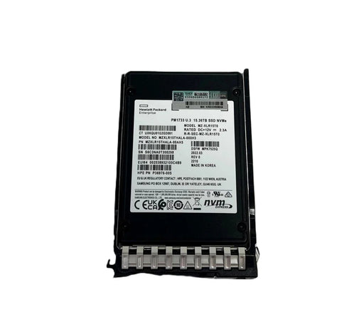 HPE PM1733 P36976-005 SSD 15.36 TB Pci Express 4.0 X4 (NVMe) | USED