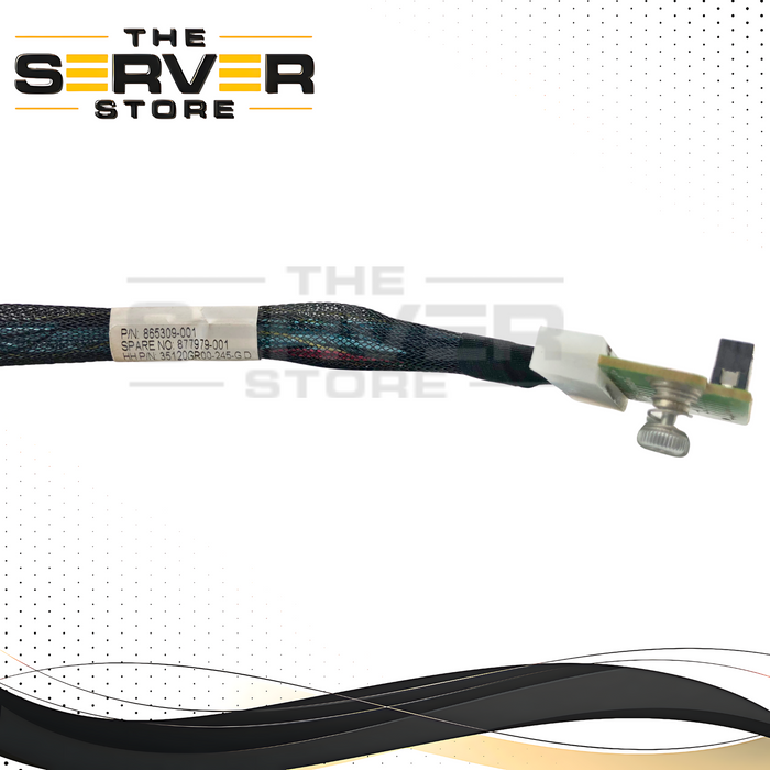 HPE ProLiant BL460c Gen10 Internal SATA Drive Cable Assembly. OEM by Amphenol. P/N: 35120GR00-245-G, 877979-001, 865309-001.