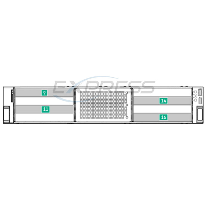 HPE ProLiant DL345 Gen11 4 GPU Front Enablement Kit | P55067-B21