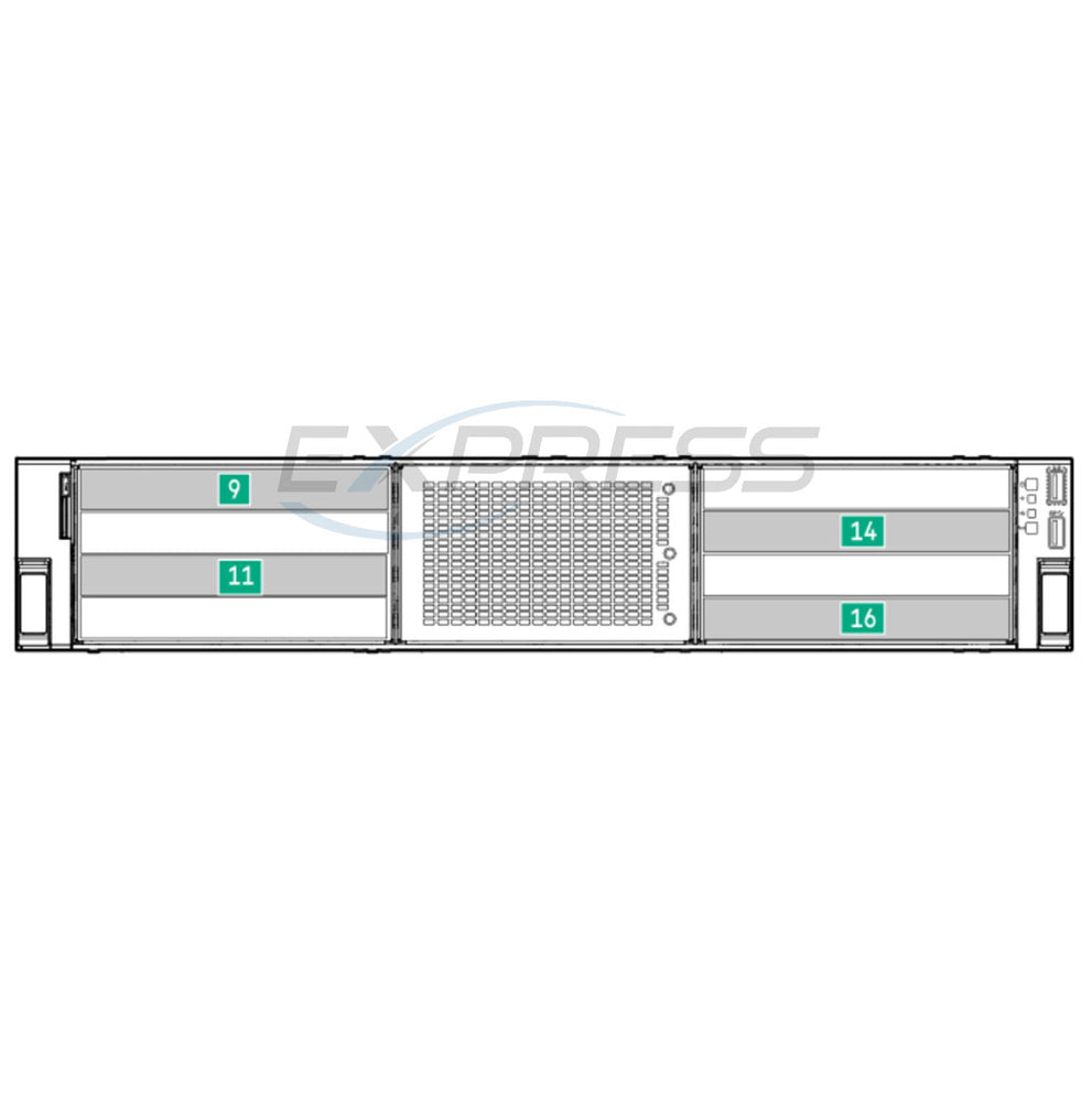 HPE ProLiant DL345 Gen11 4 GPU Front Enablement Kit | P55067-B21