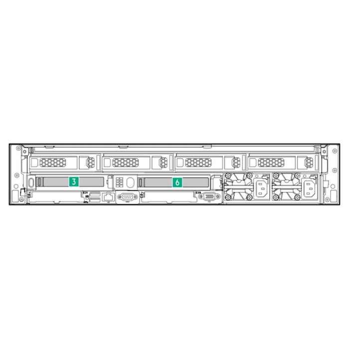 HPE ProLiant DL345 Gen11 x16 Primary Riser Kit for LFF Rear Cage | P55098-B21