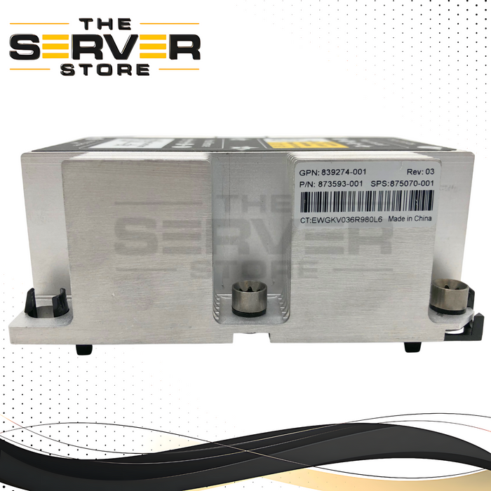 HPE ProLiant DL380 / DL380p Gen10 Server Standard CPU Processor Heatsink. P/N: 875070-001.