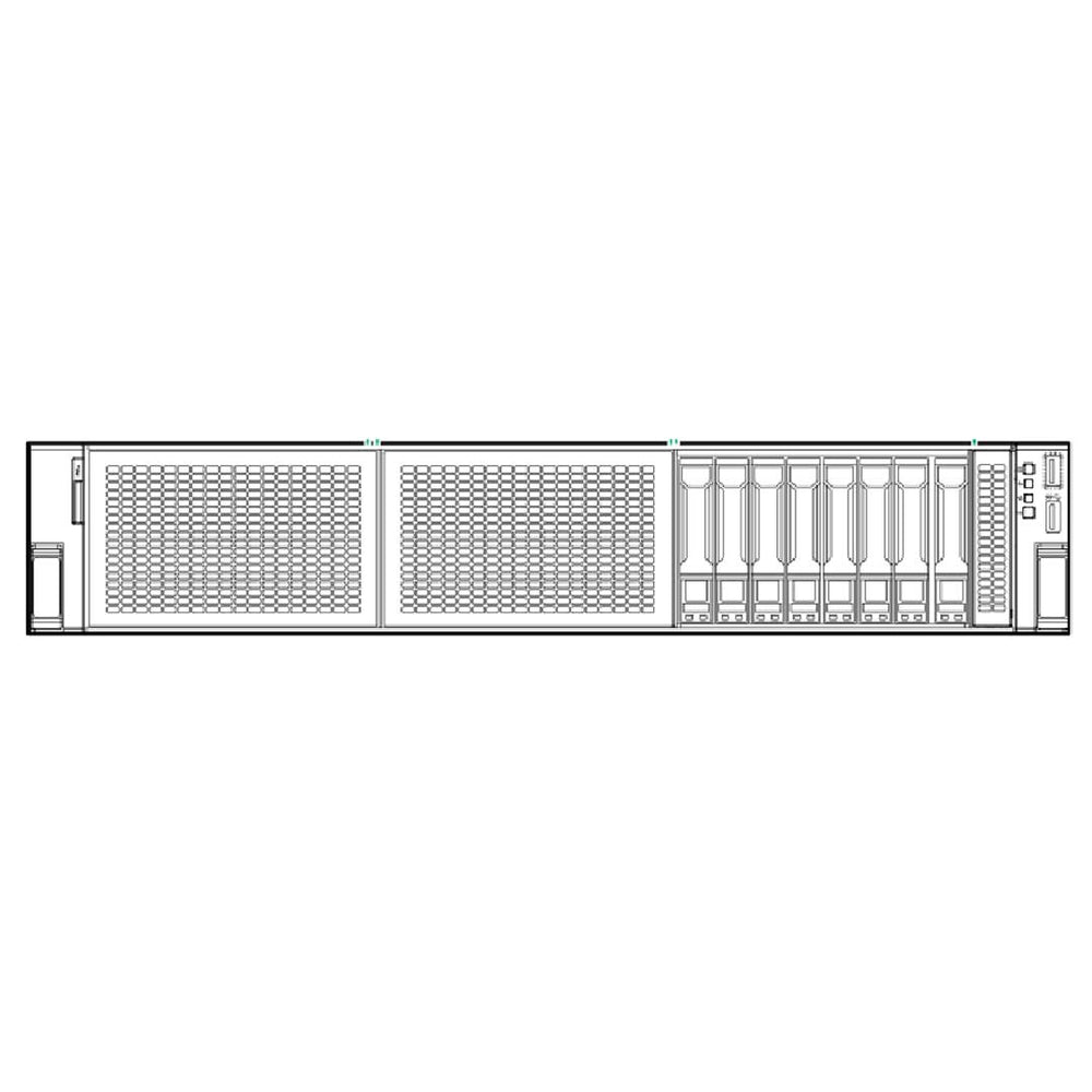 HPE ProLiant DL380 Gen11 8SFF NC Chassis Rack Server