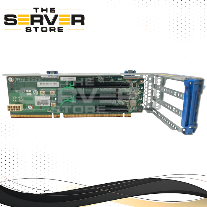 HPE ProLiant DL380 Gen9 Server Secondary Riser Card Assembly with 3x PCIe 3.0 Slots (2x16, 1x8). P/N: 777283-001.