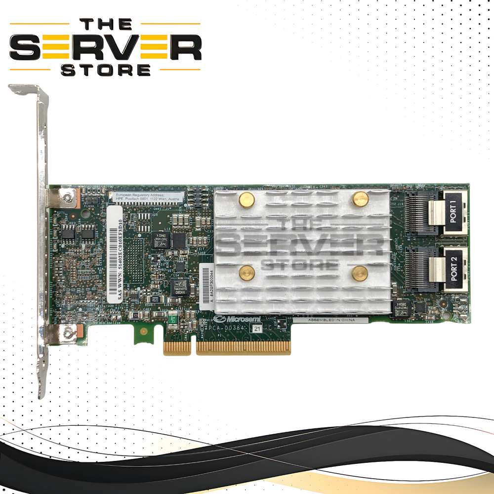 HPE Smart Array E208i-p SR 8-Port 12Gb/s SAS/SATA PCIe RAID Controller for ProLiant Gen10 Servers. RAID 0, 1, 5, 10. P/N: 836266-001.
