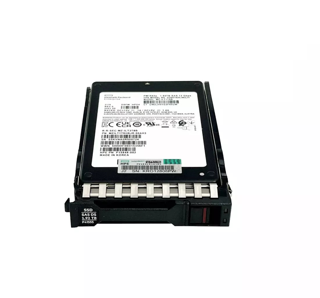 HPE VO001920JWZH Read Intensive SSD 1.92 TB SAS 12Gb/s | USED