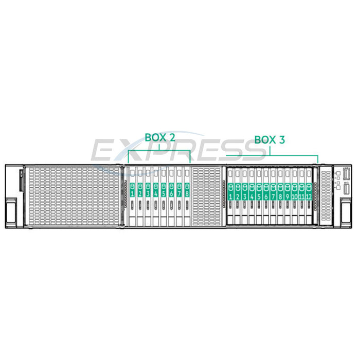 P64383-B21 - 20 EDSFF x4 Box 2-3 Drive Cage Kit | Refurbished HPE ProLiant DL345 Gen11