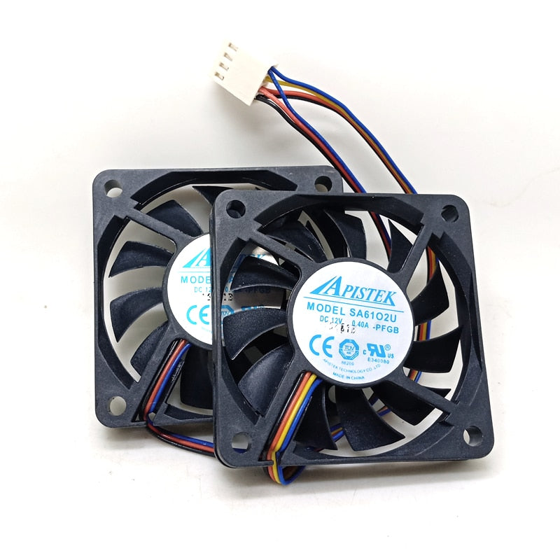 SA6102U APISTEK 60x60x10mm Axial Cooling Fan