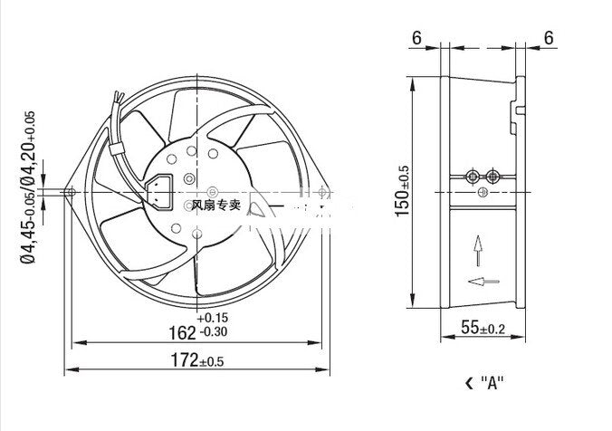 W2S130-AA03-01 Axial Cooling Fan
