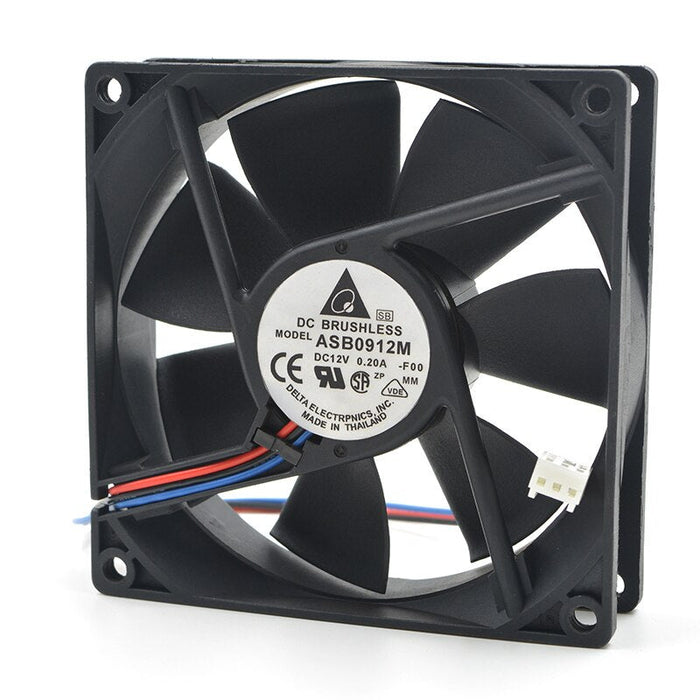 Delta ASB0912M 92x92x25mm 12V DC 0.20A Axial Cooling Fan