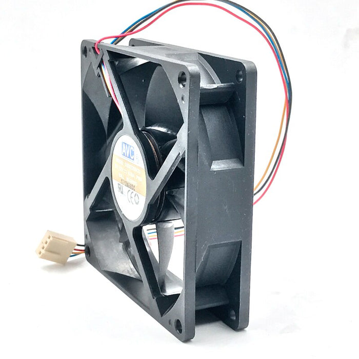 AVC DS09225B12U 90x90x25mm 4-Wire Axial Cooling Fan