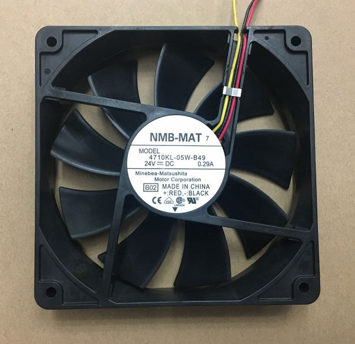 NMB 4710KL-05W-B49 120x120x25mm 24V DC 0.29A Axial Cooling Fan