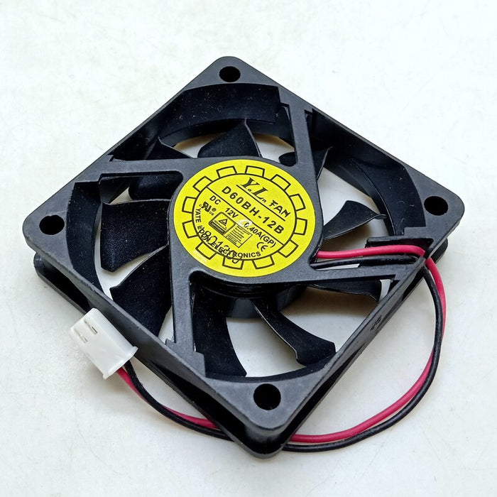 D60BH-12B 60x60x25mm 12V DC Axial Cooling Fan