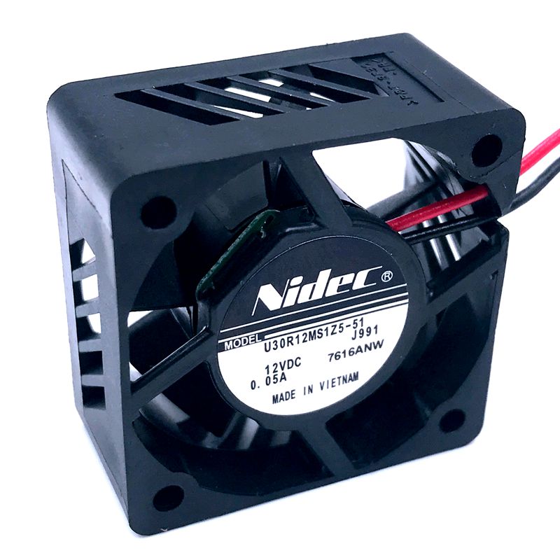 Nidec U30R12MS1Z5-51 12V DC 30x30x15mm Brushless Cooling Fan