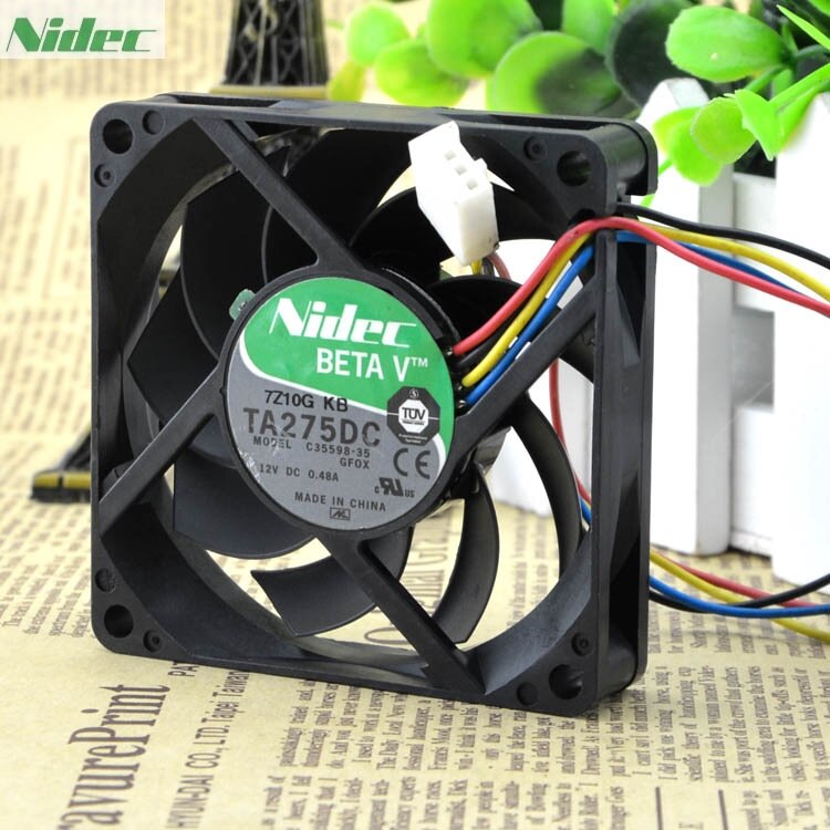 Nidec TA275DC 35x35x59mm 12V DC 0.48A Axial Cooling Fan