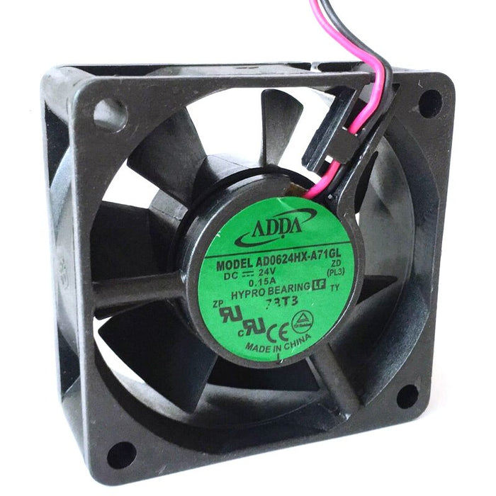 ADDA AD0624HX-A71GL 60x60x25mm 24V DC Industrial Cooling Fan