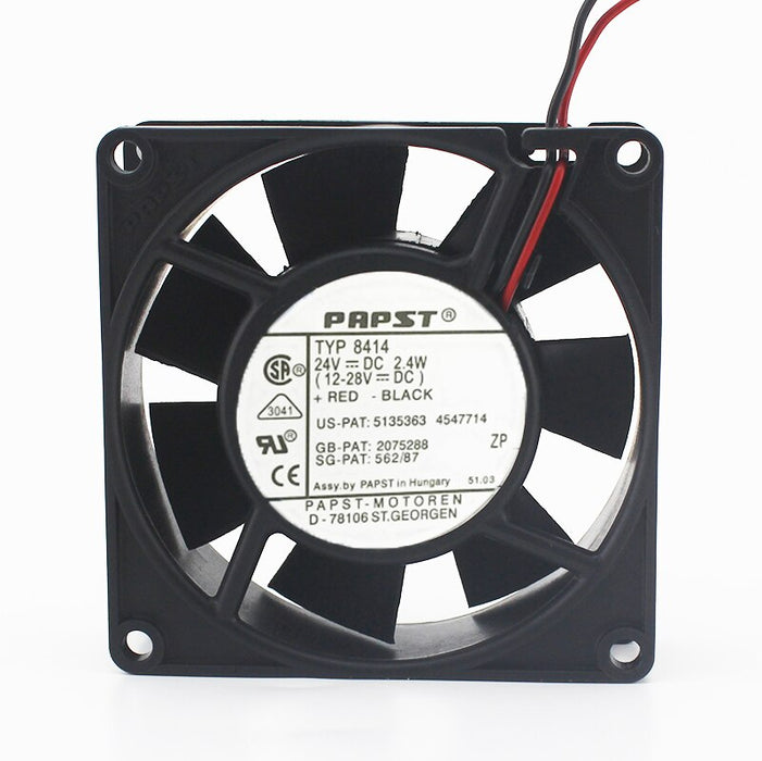 ebm-papst 2-WRIE 24V DC 80x80x25mm Brushless Cooling Fan