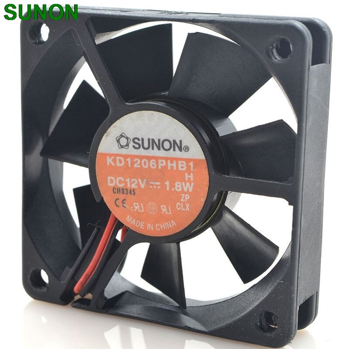 SUNON KD1206PHB1 60x60x15mm 12V DC Axial Cooling Fan