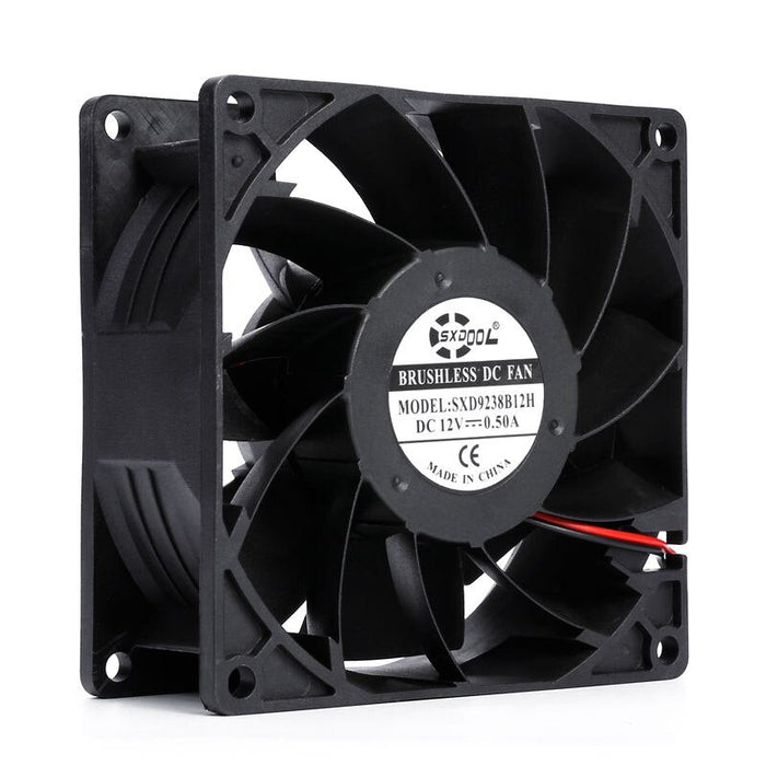SXDOOL SXD9238B12H 12V DC 92x92x38mm Brushless Cooling Fan