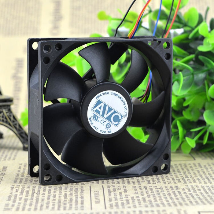 AVC DS08025T12HP028 80x80x25mm 12V DC 0.30A Axial Cooling Fan