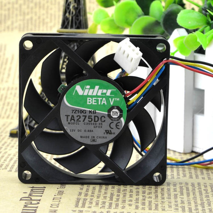 Nidec TA275DC 35x35x59mm 12V DC 0.48A Axial Cooling Fan