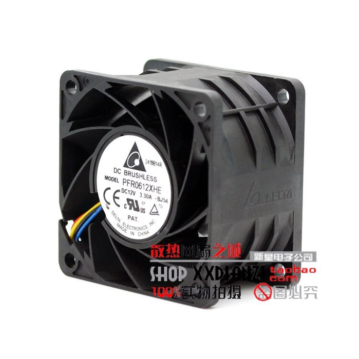 Delta PFR0612XHE 60x60x38mm 12V DC 3.30A Axial Cooling Fan