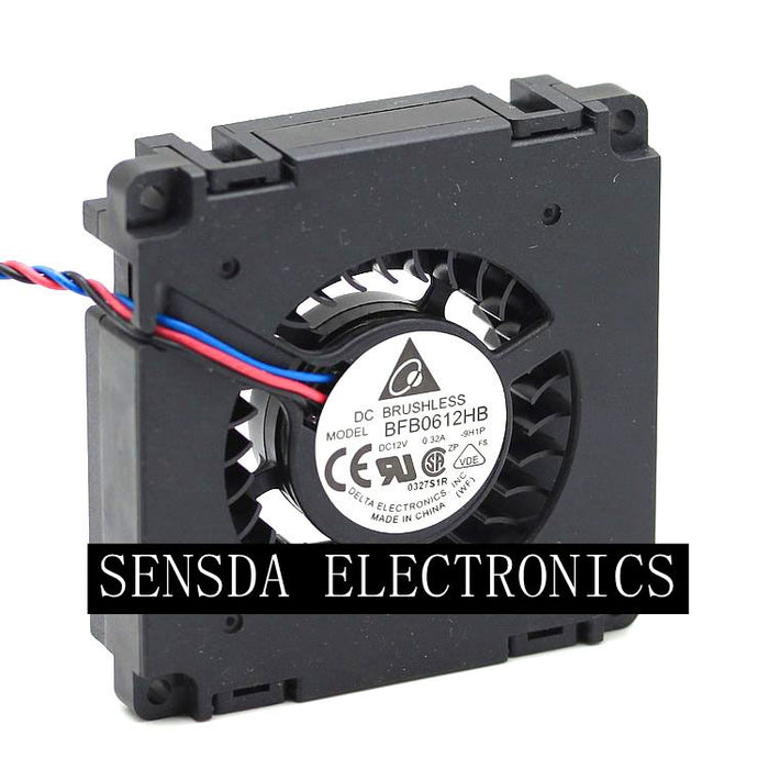 Delta BFB0612HB 60x60x15mm 12V DC 0.32A Axial Cooling Fan