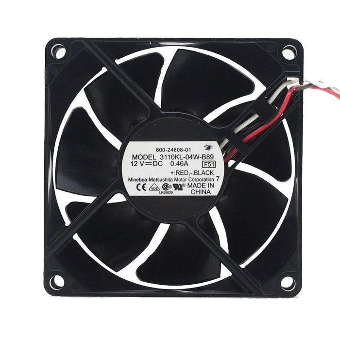 NMB 3110KL-04W-B89 80x80x25mm 12V DC 0.46A Axial Cooling Fan