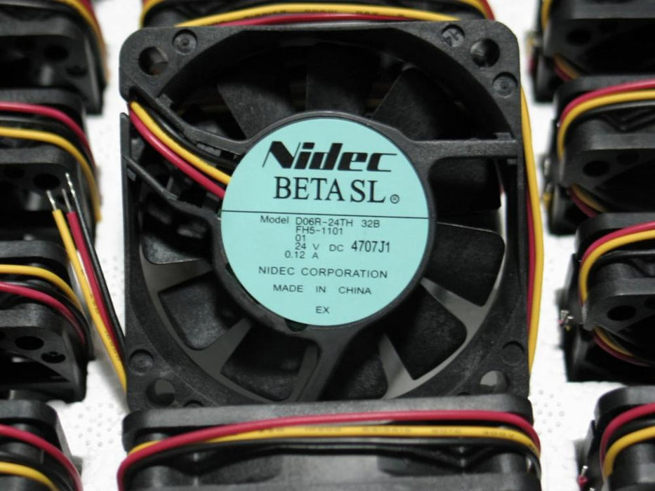 Nidec D06R-24TH 60x60x15mm 24V DC 0.12A Axial Cooling Fan