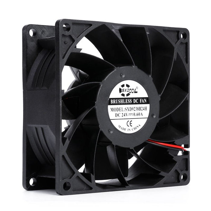 SXDOOL SXD9238B24H 24V DC 92x92x38mm Brushless Cooling Fan