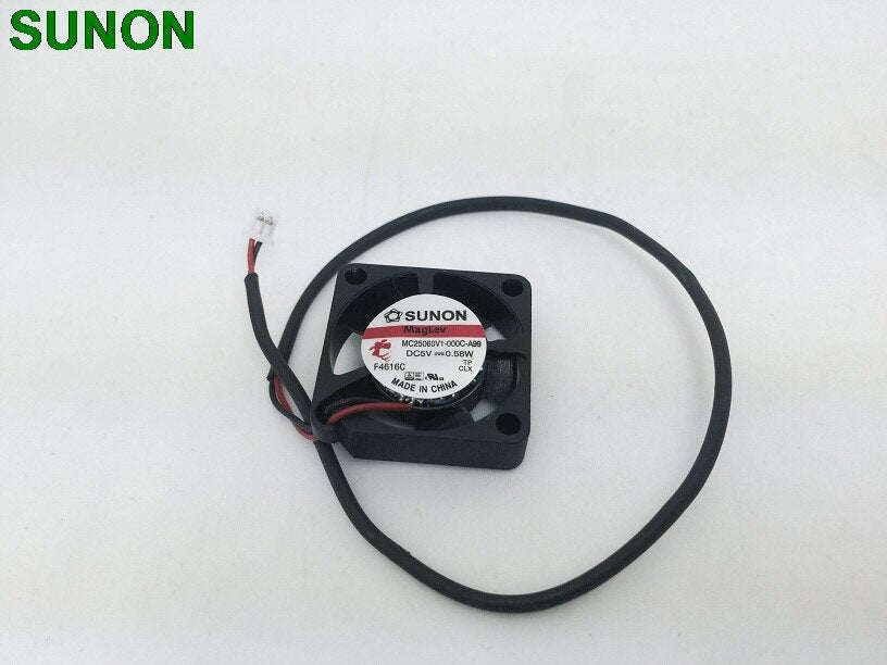 SUNON MC25060V1-000C-A99 25x25x6mm 5V DC Axial Cooling Fan