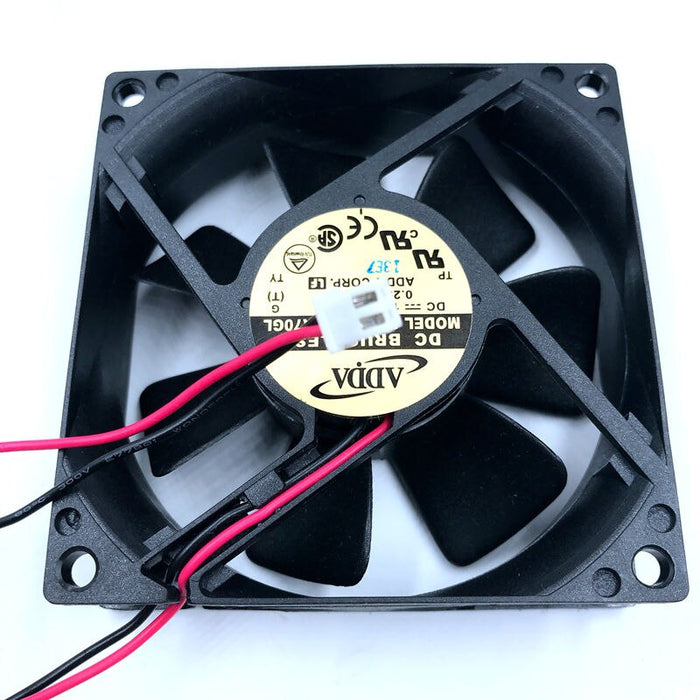 ADDA AD0812HB-A70GL 80x80x25mm 12V DC 0.25A Axial Cooling Fan