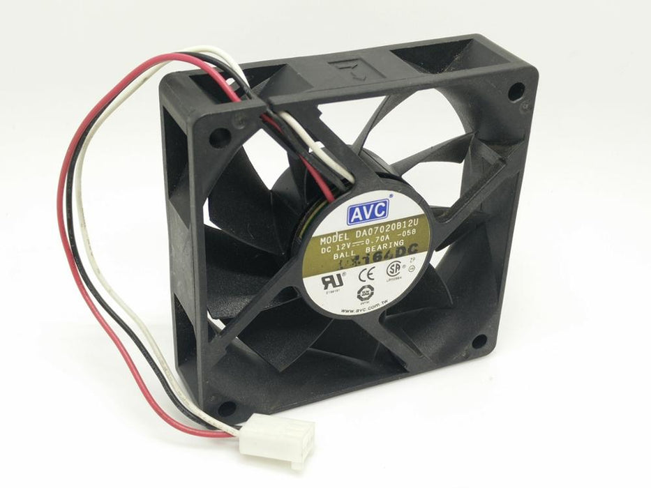 AVC DA07020B12U 70x70x20mm 12V DC 0.70A Axial Cooling Fan