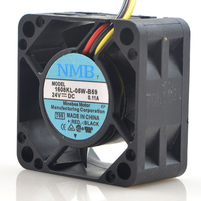 NMB 1608KL-05W-B59 40x40x20mm 24V DC 0.11A Axial Cooling Fan