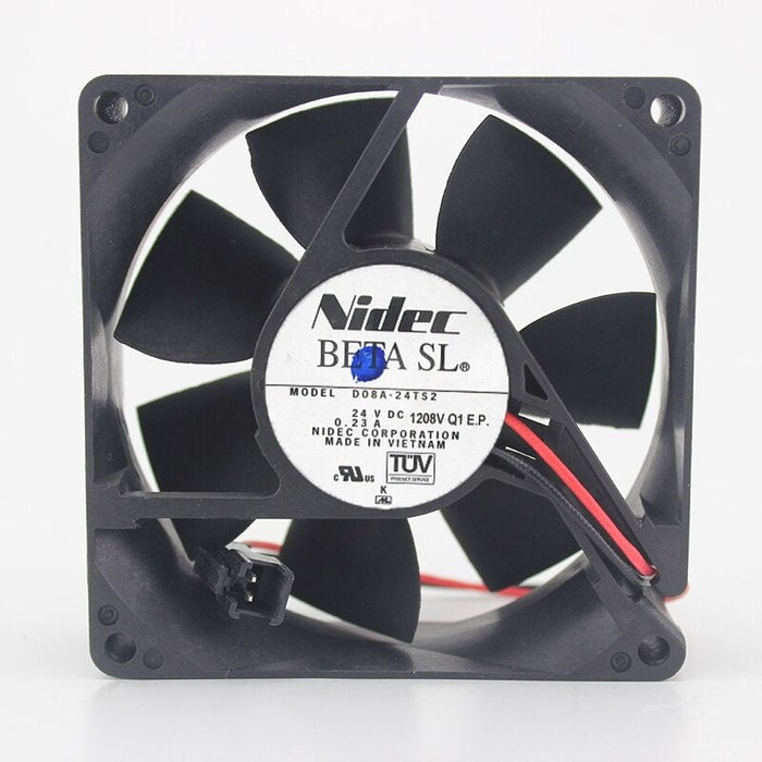 Nidec D08A-24TS2 80x80x25mm 24V DC Industrial Cooling Fan
