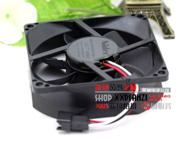 Nidec I80T12NS1Z7-53J65 80mmclassmm 12V DC 0.06A Axial Cooling Fan