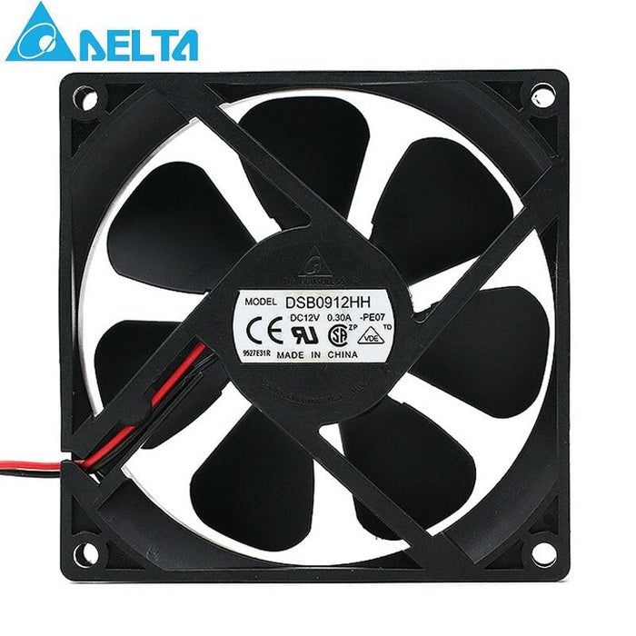 Delta DSB0912HH 92x92x25mm 12V DC 0.30A Axial Cooling Fan