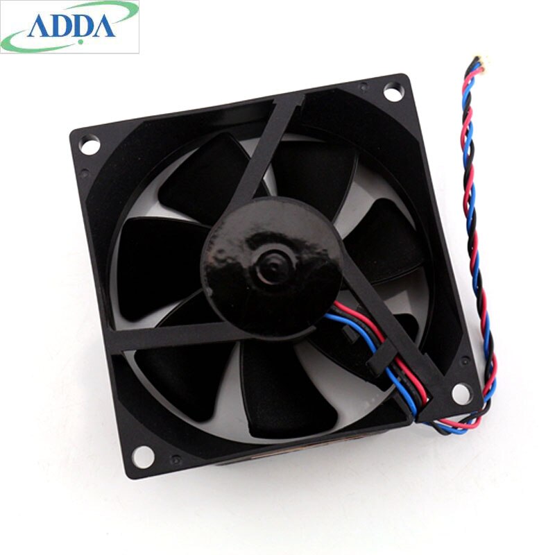 ADDA AD07512UX257300 75x75x25mm 12V DC 0.46A 3-Wire DC Axial Fan