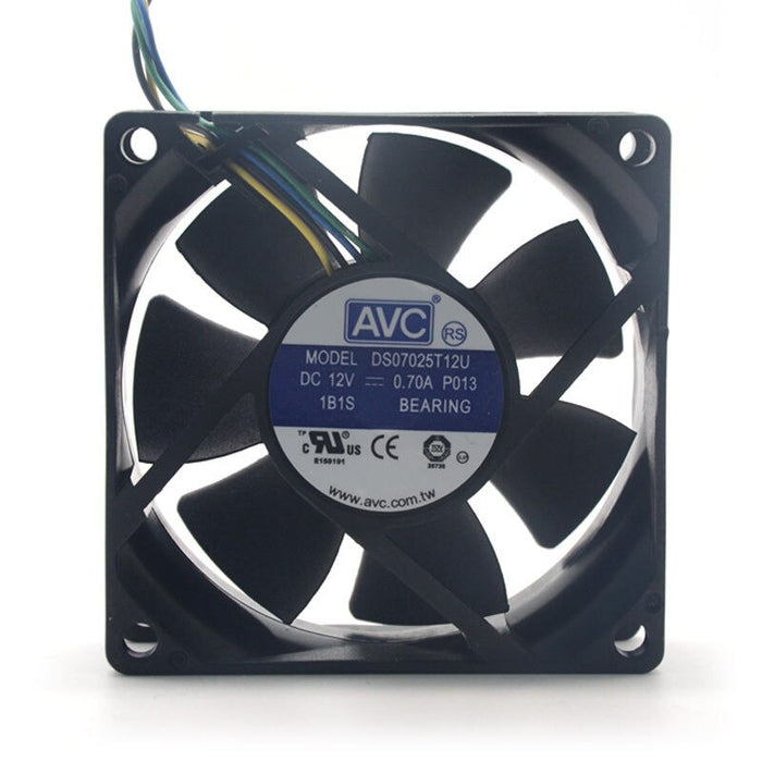AVC DS07025T12U 70x70x25mm 12V DC 0.7A Axial Cooling Fan