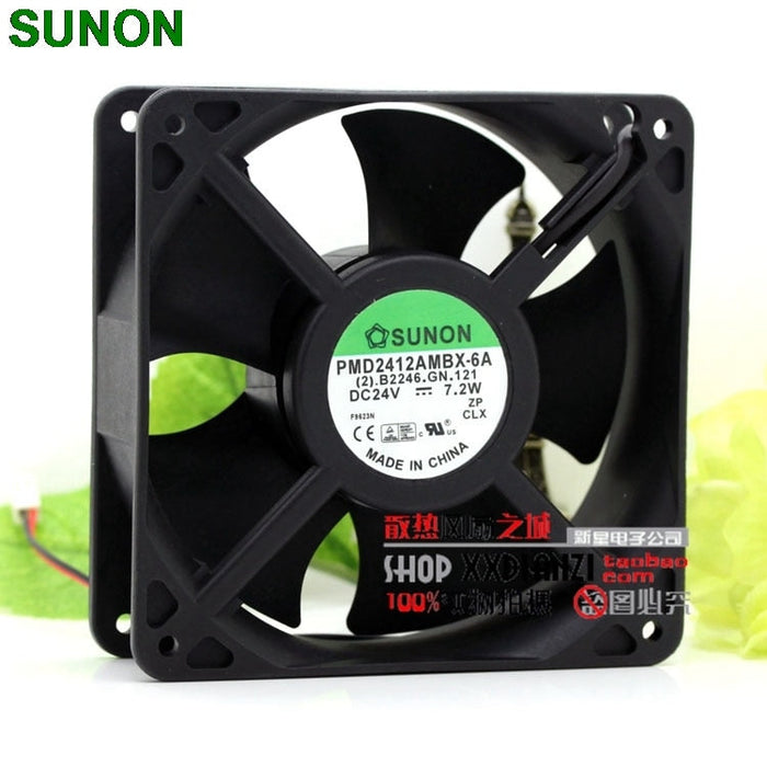 SUNON PMD2412AMBX-6A 120x120x38mm 24V DC Axial Cooling Fan
