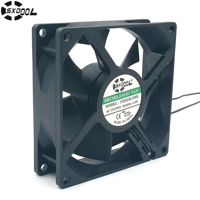 SXDOOL SXDE8025HB EC Axial Fan 80x80x25mm AC 110/115/220/230V 6W