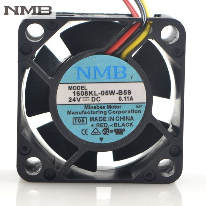 NMB 1608KL-05W-B59 40x40x20mm 24V DC 0.11A Axial Cooling Fan