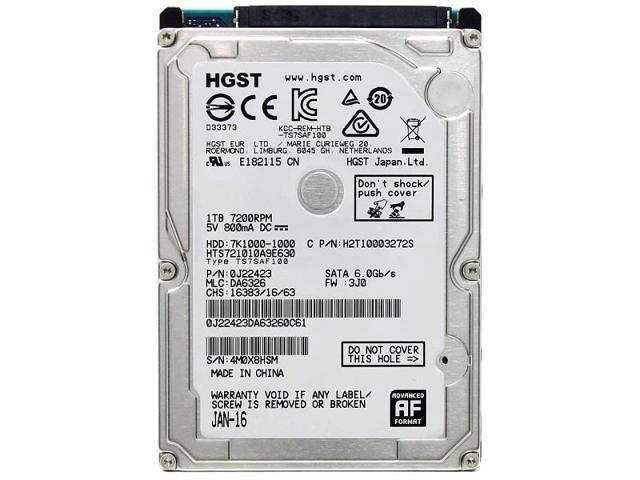Dell 1TB SATA 7.2k 2.5" 6G Hard Drive 97DYV