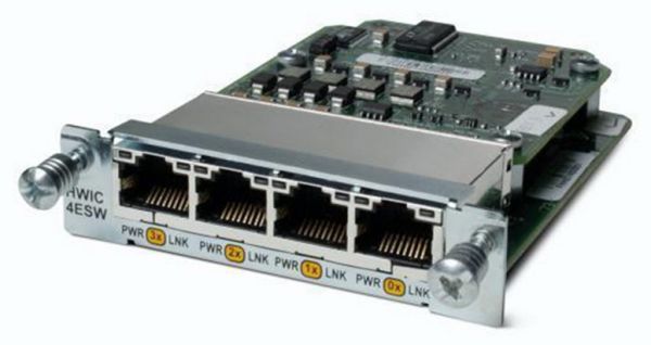 HWIC-4ESW - Cisco 4-Ports 1GbE Ethernet Network Interface Module