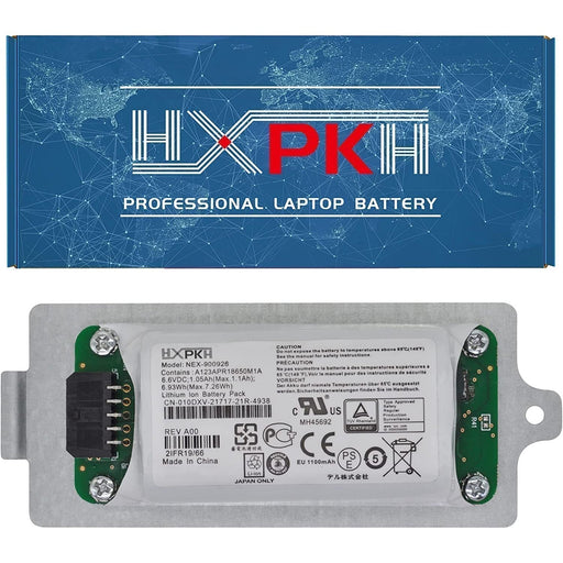 HXPKH NEX-900926 NEX-900926-A Battery for Dell TYPE15 TYPE18 TYPE19 PS4210 PS6210 PS6610 Smart Controller Battery with 0KVY4F KVY4F 010DXV 10DXV K4PPV 0K4PPV 0FK6YW 6.6V 6.93Wh 1.05Ah bateria