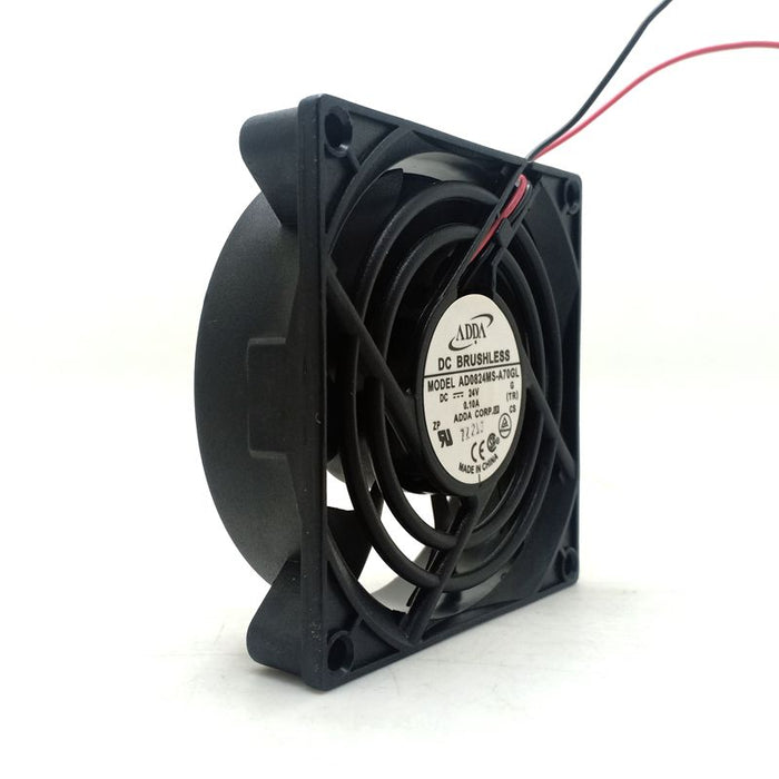 ADDA AD0824MS-A70GL 60x60x25mm 24V DC Industrial Cooling Fan