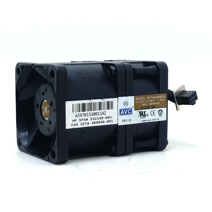 AVC DFTA0456B2H 40x40x56mm 12V DC Industrial Cooling Fan
