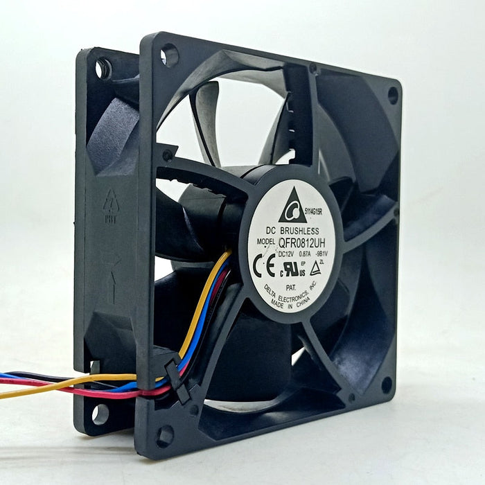 Delta QFR0812UH 80x80x25mm 12V DC Axial Cooling Fan