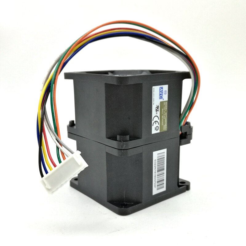 AVC DFTA0676B2U 60x60x76mm 12V DC 3A Axial Cooling Fan